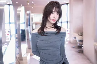 ミディアム カラー ill HAVANA所属・渋谷/似合わせカット ・縮毛矯正　コウのヘアスタイル