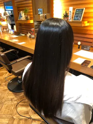 ロング 高山🐬髪質改善 池袋で縮毛矯正のヘアスタイル