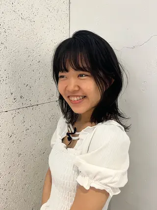 ミディアム メンズパーマ/ メッシュ📍ユリのヘアスタイル