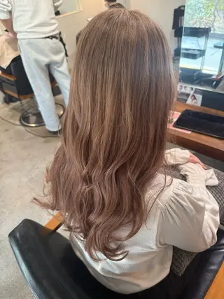 ロング カラー 真鍋 哲大のヘアスタイル