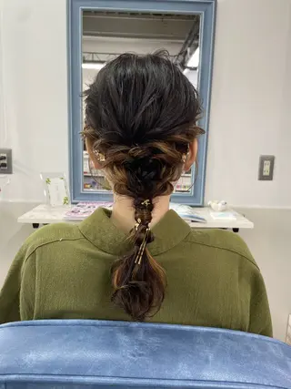 ヘアアレンジ laf所属・オノ アカネのヘアスタイル