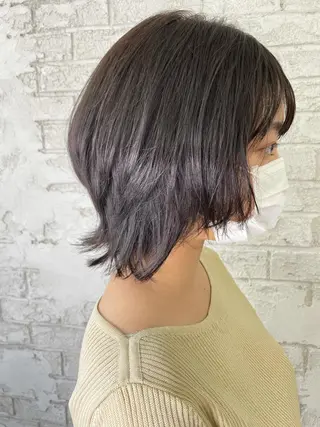 ショート カラー ブリーチ特化 ハイトーンRYOYAのヘアスタイル