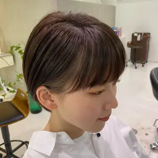 ショート カラー 【GUK】 🌻RINA🌻のヘアスタイル