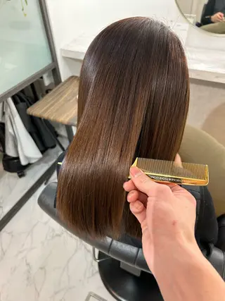 セミロング Grege所属・恵比寿/メンズ ／髪質改善🍃金丸のヘアスタイル