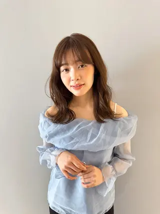 ミディアム カラー ✂️似合わせの魔術師 石田一樹✂️のヘアスタイル