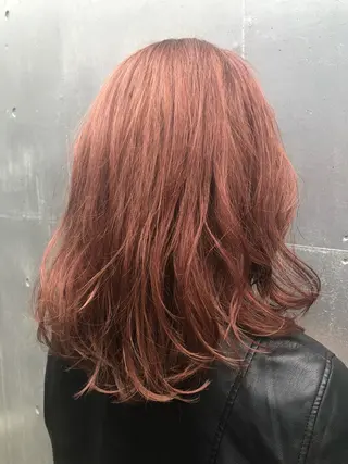 ミディアム カラー ヘアアレンジ ミニボブ/ブリーチ 🌈MISATOのヘアスタイル