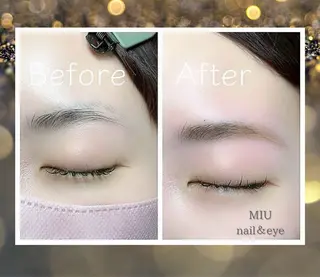 アイブロウ MIU  nail＆eye所属・MIU nail＆eyeのマツエク・マツパデザイン