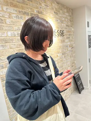 ショート ショート/レイヤー/ ボブ/安本和史のヘアスタイル