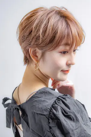 ショート 🇰🇷韓国レイヤー 錦糸町【北山謙三】のヘアスタイル