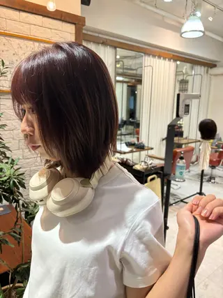 ショート hair&make FORS所属・宇留間 涼香のヘアスタイル