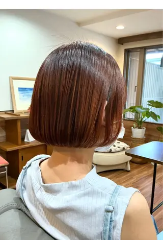 ミディアム カラー Annon プライベートサロンのヘアスタイル