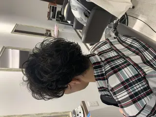 ショート パーマ メンズ 瀬尾 由希菜のヘアスタイル