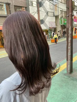 セミロング カラー ♡Eleanor大宮 aya♡のヘアスタイル