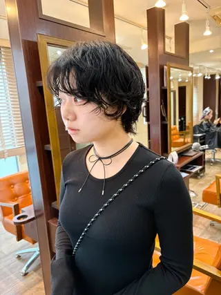 ショート パーマ Miyamoto Yasuchikaのヘアスタイル