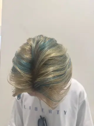 カラー メンズ HANABUSA days所属・HANABUSA ヤスキ/カラーリストのヘアスタイル