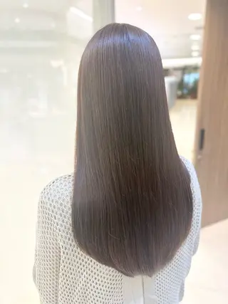 ロング カラー 髪質改善/縮毛矯正 ササキナツミのヘアスタイル