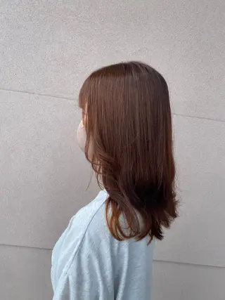 カラー Lien.AKI 透明感カラー🤍のヘアスタイル