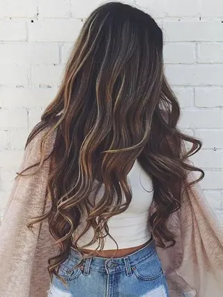 ロング カラー ヘアアレンジ R3 Eyelash RSKのマツエク・マツパデザイン