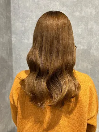 ロング 最新ケアカラー 髪質改善YUTOのヘアスタイル