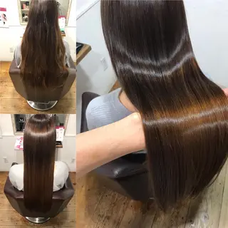ロング 髪質改善エイジングケ ア専門美容室チアフルのヘアスタイル