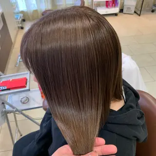 ミディアム カラー 甲斐 司のヘアスタイル