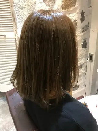 ミディアム カラー AUBE hair ales福岡平尾店所属・塚本 昂のヘアスタイル