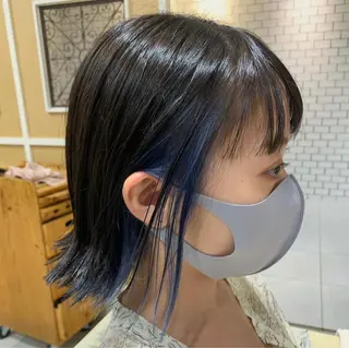 ショート カラー 馬場智哉 白髪ぼかしハイライトのヘアスタイル