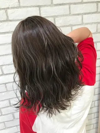 セミロング カラー 上尾/ママ美容師🫧 𝐌𝐞𝐢のヘアスタイル
