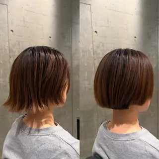 ショート ✨表参道パーマ/ ボブ/柏原遼斗✨のヘアスタイル