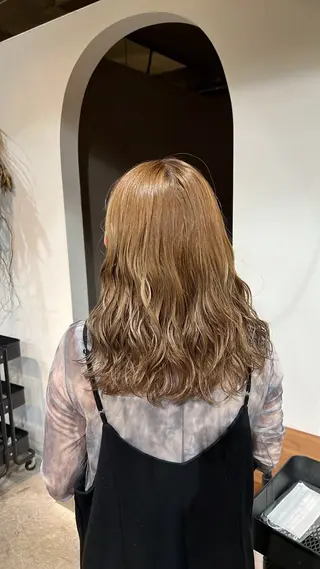 パーマ 小河 穂香のヘアスタイル