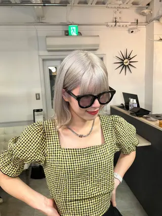 カラー 縮毛•ハイトーン Runaのヘアスタイル