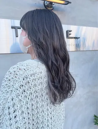 セミロング カラー ダブルカラー /まつ毛パーマ🎀のヘアスタイル