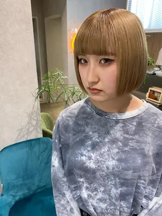 ショート カラー ヘアアレンジ XENA表参道 MIKUのヘアスタイル