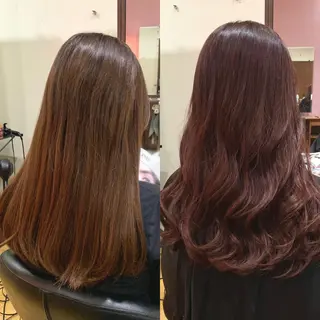 ロング カラー 韓国レイヤーカット★ 小林大樹のヘアスタイル