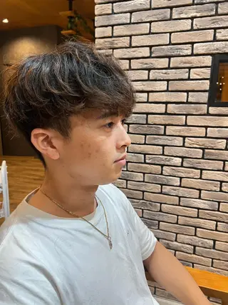 メンズ LATTE　伊勢崎所属・北爪 紫音のヘアスタイル