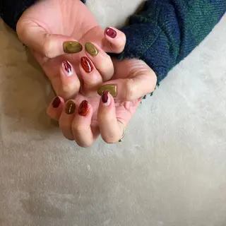 ネイル フリーランス¨̮⃝ ネイリストOKADAのネイルデザイン