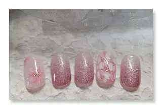 ネイル 花花 ネイルサロンのネイルデザイン