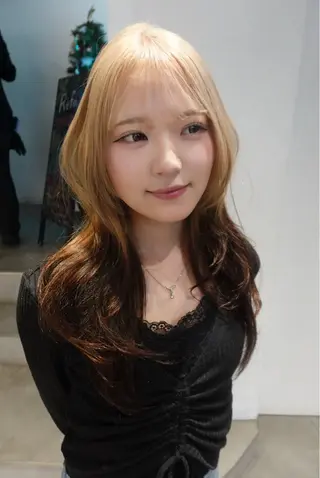 カラー ハイトーン/レイヤー /senaのヘアスタイル