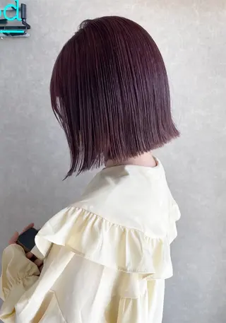 ミディアム カラー 艶カラー YOSHIMURAのヘアスタイル