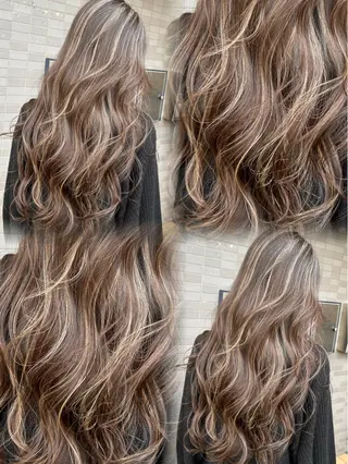 ロング カラー ✨レイヤーカット 海外ヘア/原宿✨のヘアスタイル