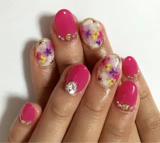 ネイル 浮きにくいフィルイン ｜上品シンプルネイルのネイルデザイン