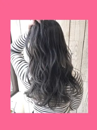 セミロング カラー hair salon Ranun髪質改善のヘアスタイル