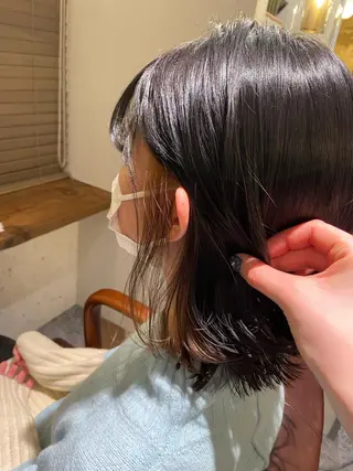 ミディアム カラー 滝口 江梨🔅のヘアスタイル