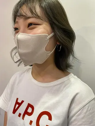 ショート カラー silo所属・silo MOKA 顔周りカット🦦のヘアスタイル