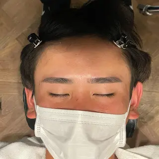 メンズ アイブロウ メンズ眉毛ワックス 青山英憲のヘアスタイル
