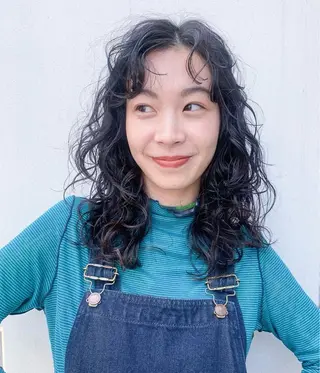 セミロング パーマ hemm,hemm.所属・似合わせヘア 💐たかさきかなこのヘアスタイル