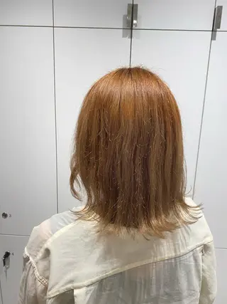 ミディアム カラー ナチュラル/韓国💎 haruka 💎のヘアスタイル