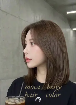 ミディアム カラー M.SLASH 辻 孝志のヘアスタイル