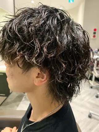 パーマ メンズ 髪質改善ストレート ツイスパ後藤瑠輝のヘアスタイル