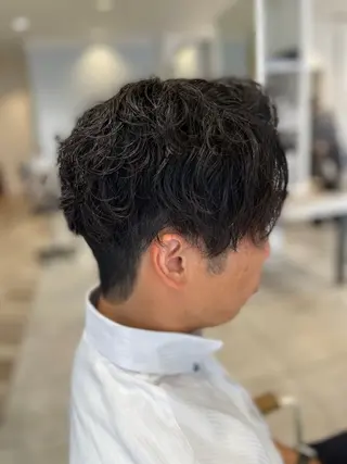 ショート メンズ メンズパーマ/カット / 古川　諒のヘアスタイル